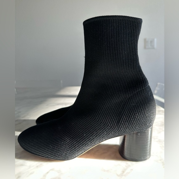 Vince Tasha Black Knit Boots - Picture 4 of 13